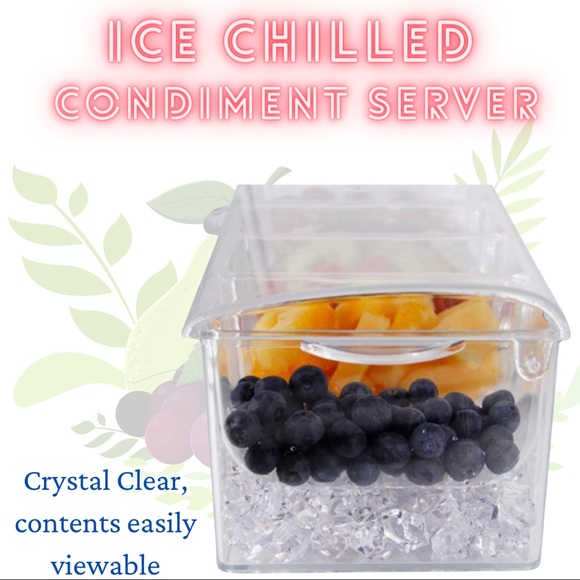 Ice Chilled Condiment Server, Inc. Spoons & Tongs - Picture 4 of 6